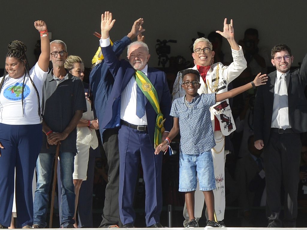 Cerimônia de posse do presidente da República, Luiz Inácio Lula da Silva no Palácio do Planalto Foto: Tomaz Silva/Agência Brasil